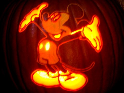 Mickey Mouse Pumpkin Carving