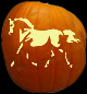 Horse Pumpkin Carving Pattern